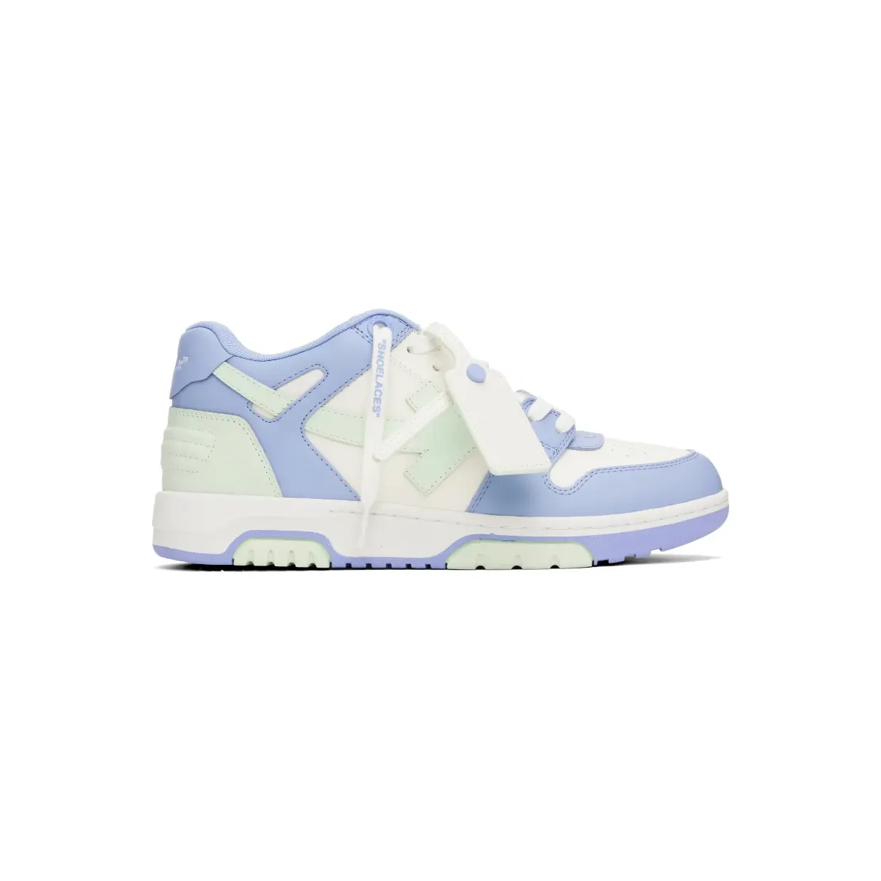 Off-White met Arrow-applicatie “Blue” (OMIA189S25LEA0044241)