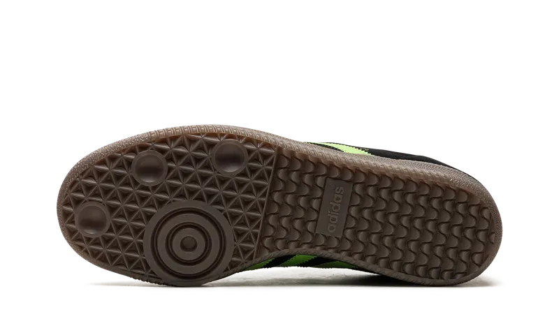 Adidas Samba Deco SPZL “Black / Lucid Lime” (IF5738)