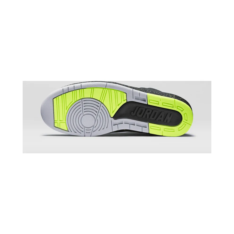 Jordan 2 Retro Nightshade Nightshade/Volt Ice-Black-Pure Platinum (385475-303)