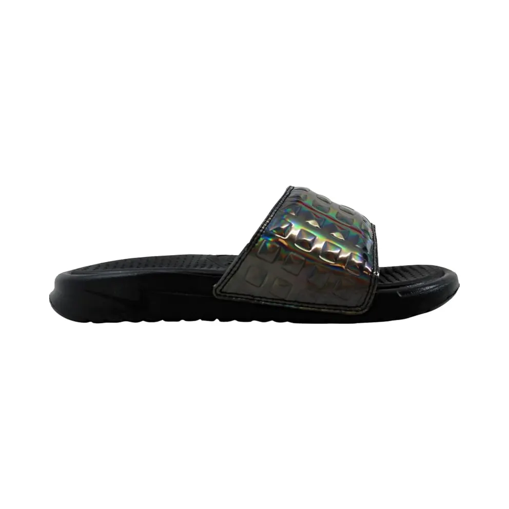 Nike Benassi JDI Ultra Premium Black/Black-Silver (W) (818737-003)