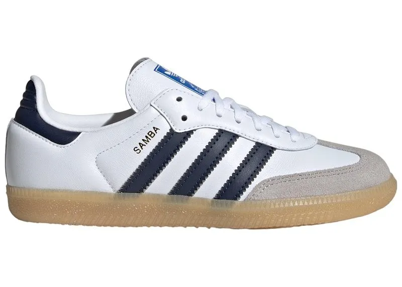 adidas Samba OG Cloud White Collegiate Navy Gum (JI4464)