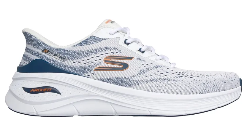 Skechers Slip-ins: Arch Fit 3.0 Sneaker Wit/Marine
