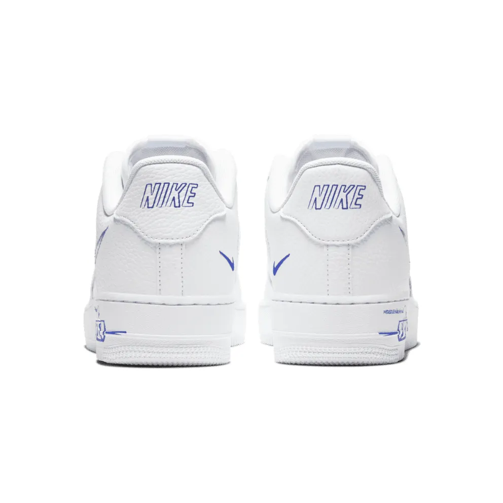 Nike Air Force 1 Low Sketch White Royal (2020) (CW7581-100)