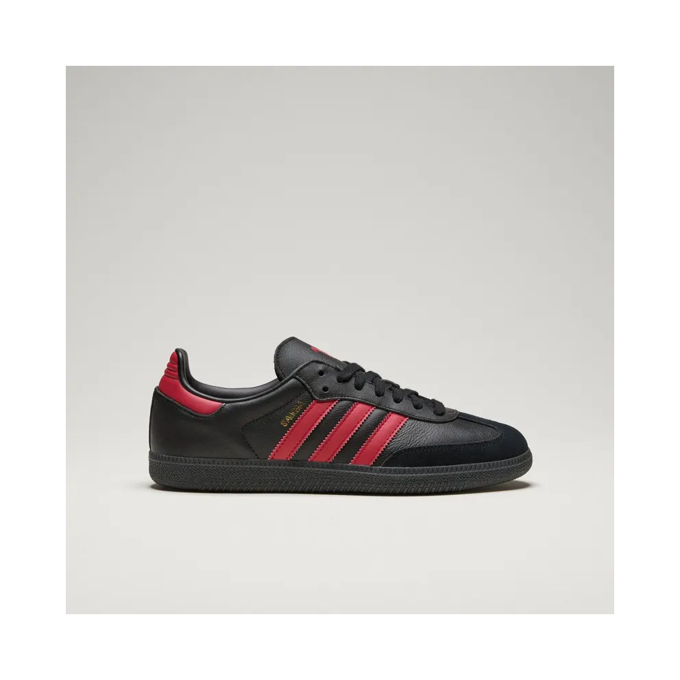 Adidas Samba Manchester United Core Black / Mufc Red / Core Black (JQ4036)