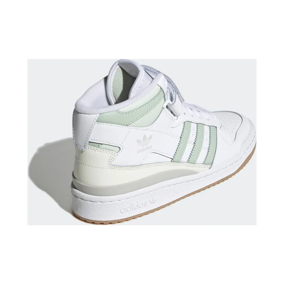 Adidas Forum Mid Cloud White / Linen Green / Gum (GX4578)