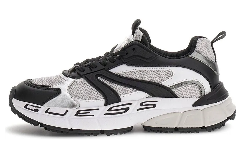 Guess sneaker Wit (FLFBVL-ELE12-BLKGR)