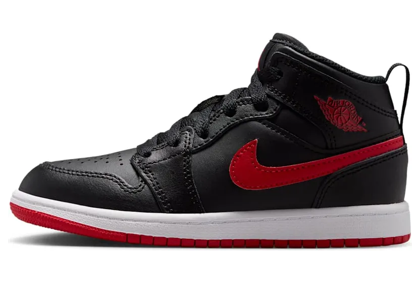 Jordan 1 Mid Black University Red (DQ8424-005)