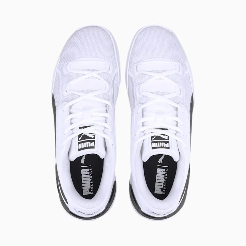 Puma Clyde Hardwood Team Basketball Shoes White/Black (194454-01)