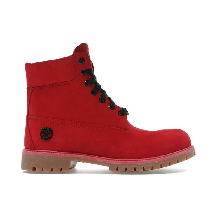 Timberland 6″ Premium Waterproof Boot Medium Red Black (TB0A6CK4-626)