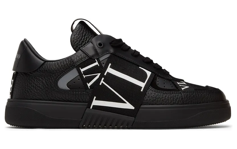 Valentino Garavani Black ‘VL7N’ Band Low Sneakers (WY0S0C58WRQ)