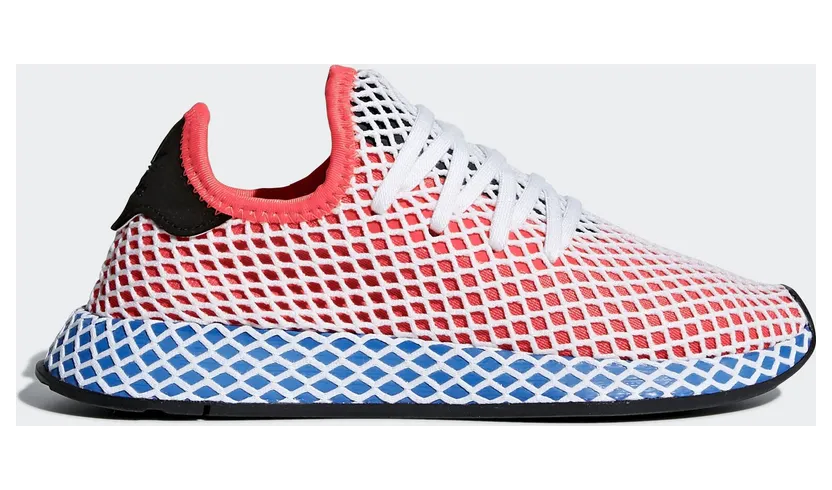 adidas Deerupt Solar Red Bluebird (Youth) (DA9610)