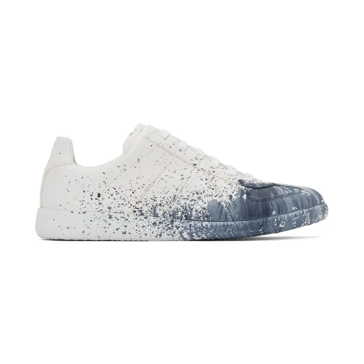 Maison Margiela White Paint Drop Replica Sneakers (S37WS0568 P4406)