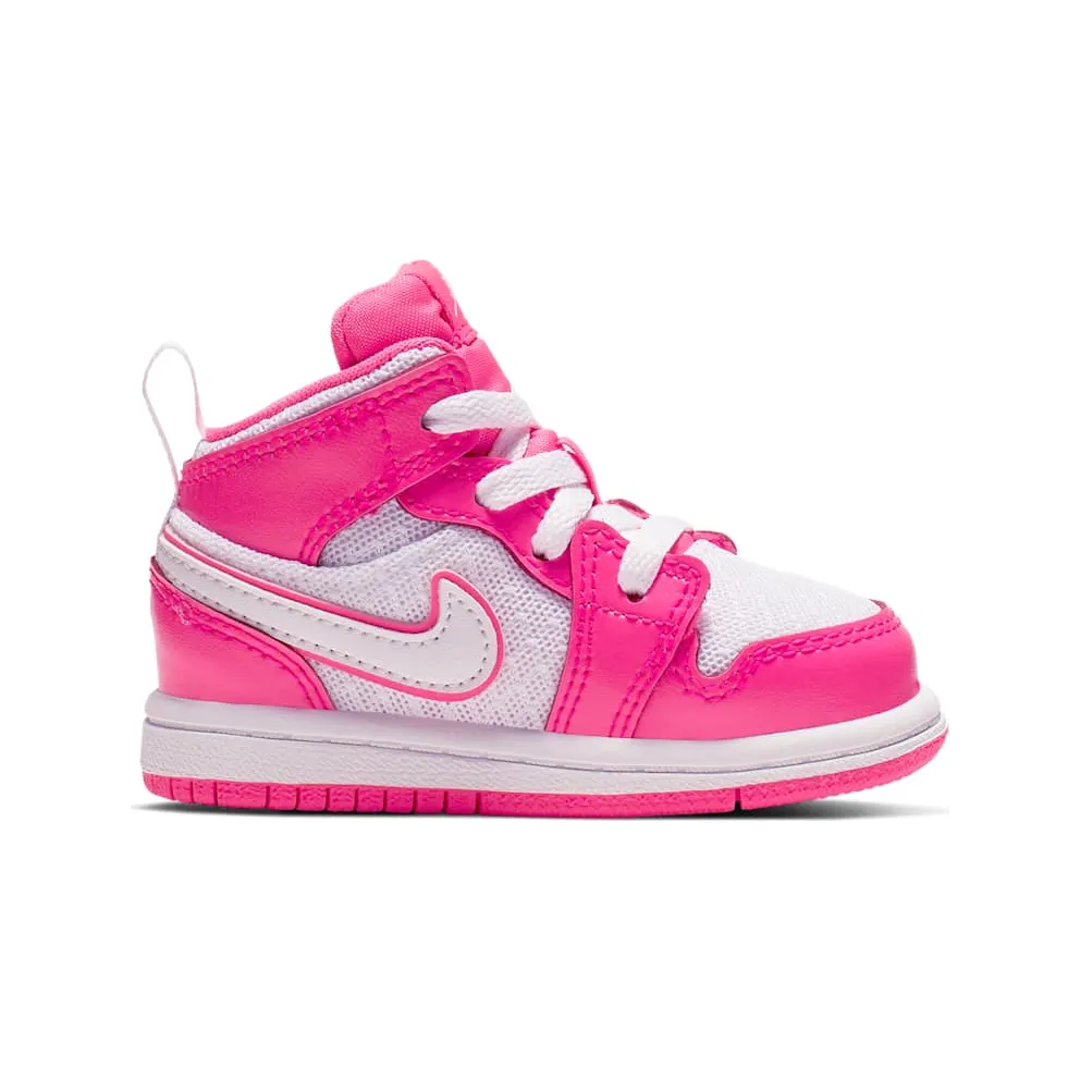 Jordan 1 Mid Hyper Pink White (TD) Hyper Pink/White-White (644507-611)