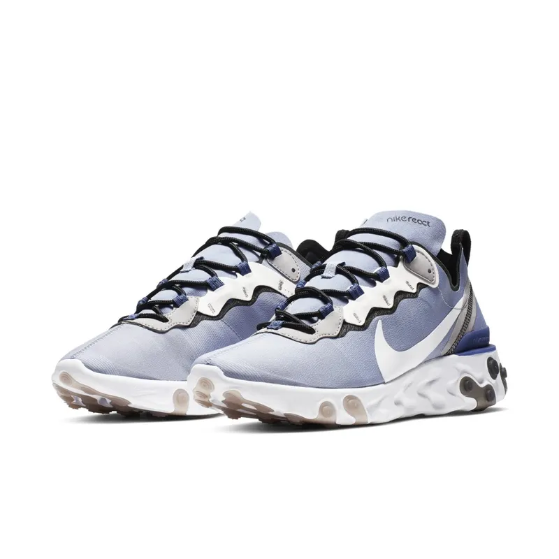 Nike React Element 55 Indigo Fog Mystic Navy Indigo Fog/Mystic Navy-Half Blue-White (BQ6166-402)