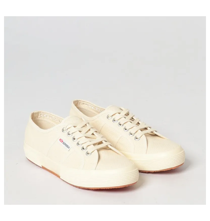 SUPERGA 2750-Cotu Classic Cotton Canvas Sneakers Beige (S000010AY3)