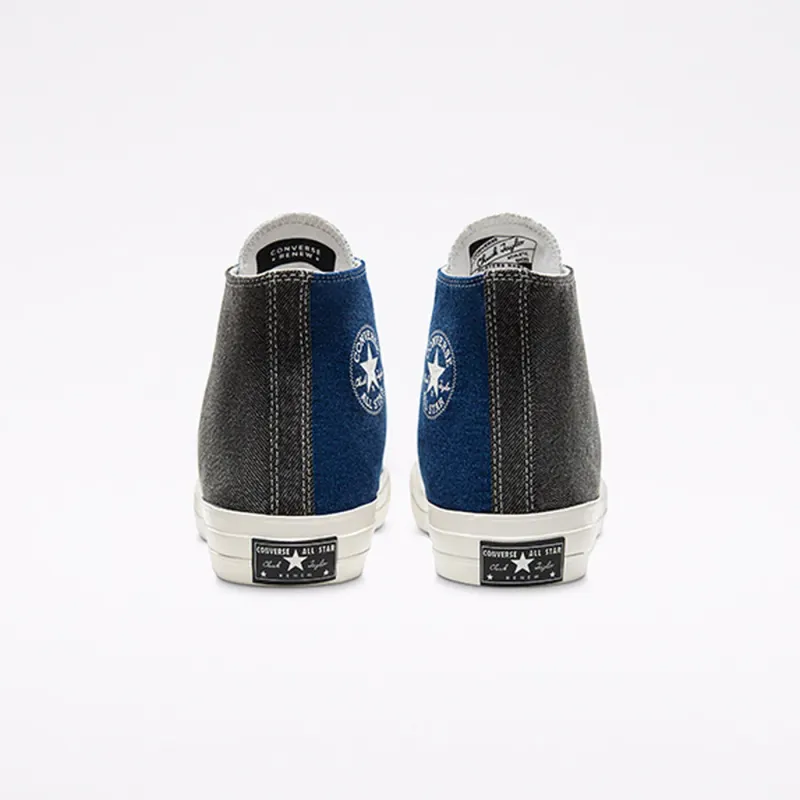 Converse Chuck Taylor All-Star 70s Hi Renew Denim Tri Panel Dark Denim/Light Denim-Egret (166286C)