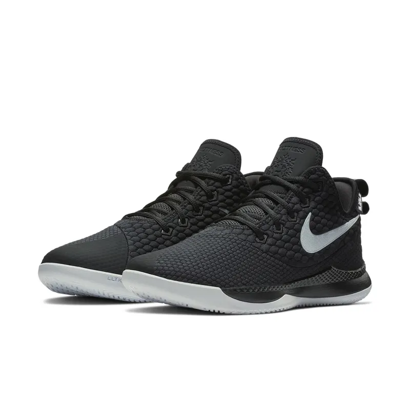Nike LeBron Witness 3 Black White Black/Cool Grey-White (AO4433-001)