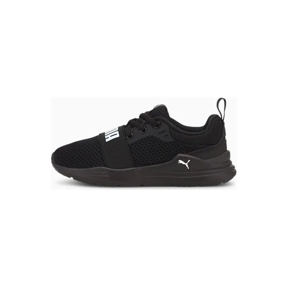 PUMA Wired Run Kids’ Black/White (374216-01)