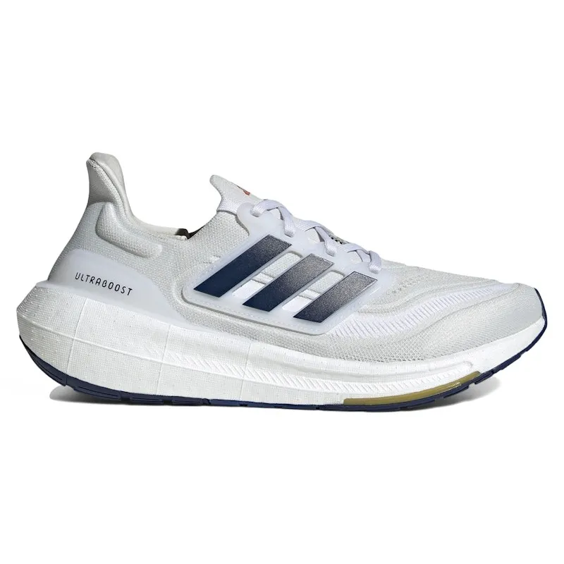 adidas Ultra Boost Light White Dark Blue (ID3285)