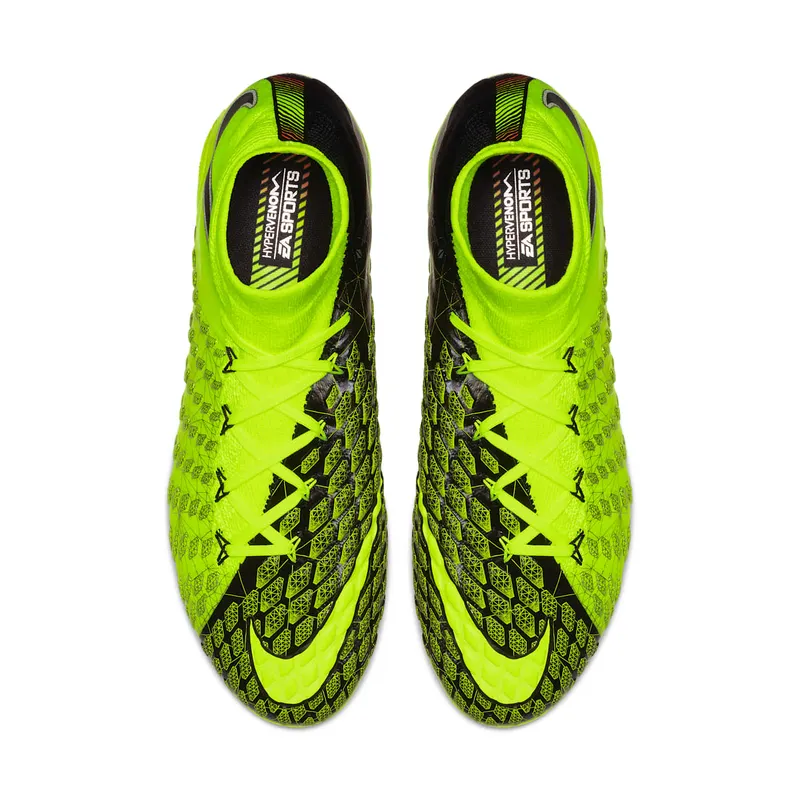 Nike Hypervenom 3 EA Sports Fifa 18 Volt/Black-Black-Total Crimson (882008-700)