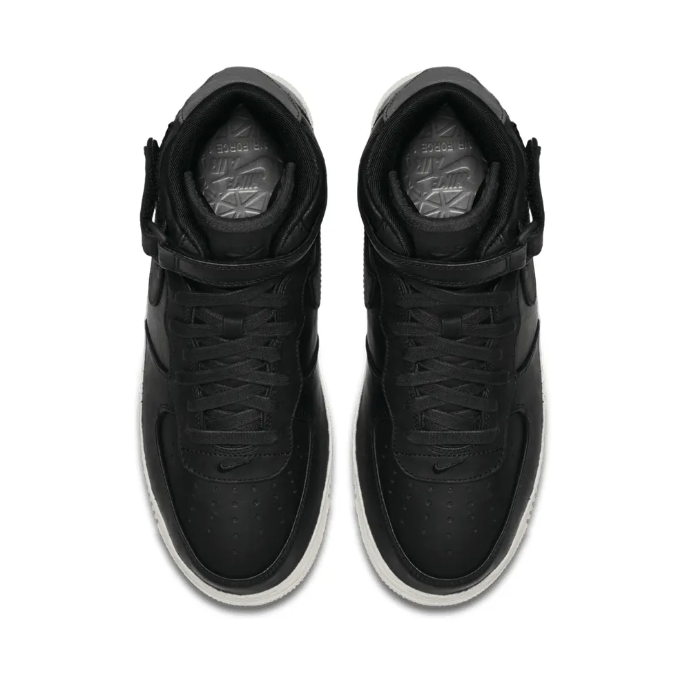 Nike Air Force 1 Mid Black Sail (Lab) Black/Black-Black-Sail (905619-001)