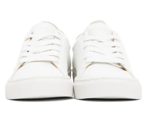 Sophia Webster White and Pink Butterfly Sneakers (FAW20219) (2)