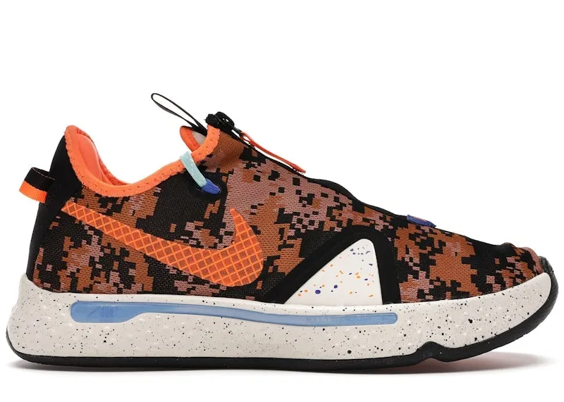 Nike PG 4 Digi Camo Light Cream/Total Orange-Terra Blush (CD5079-200)