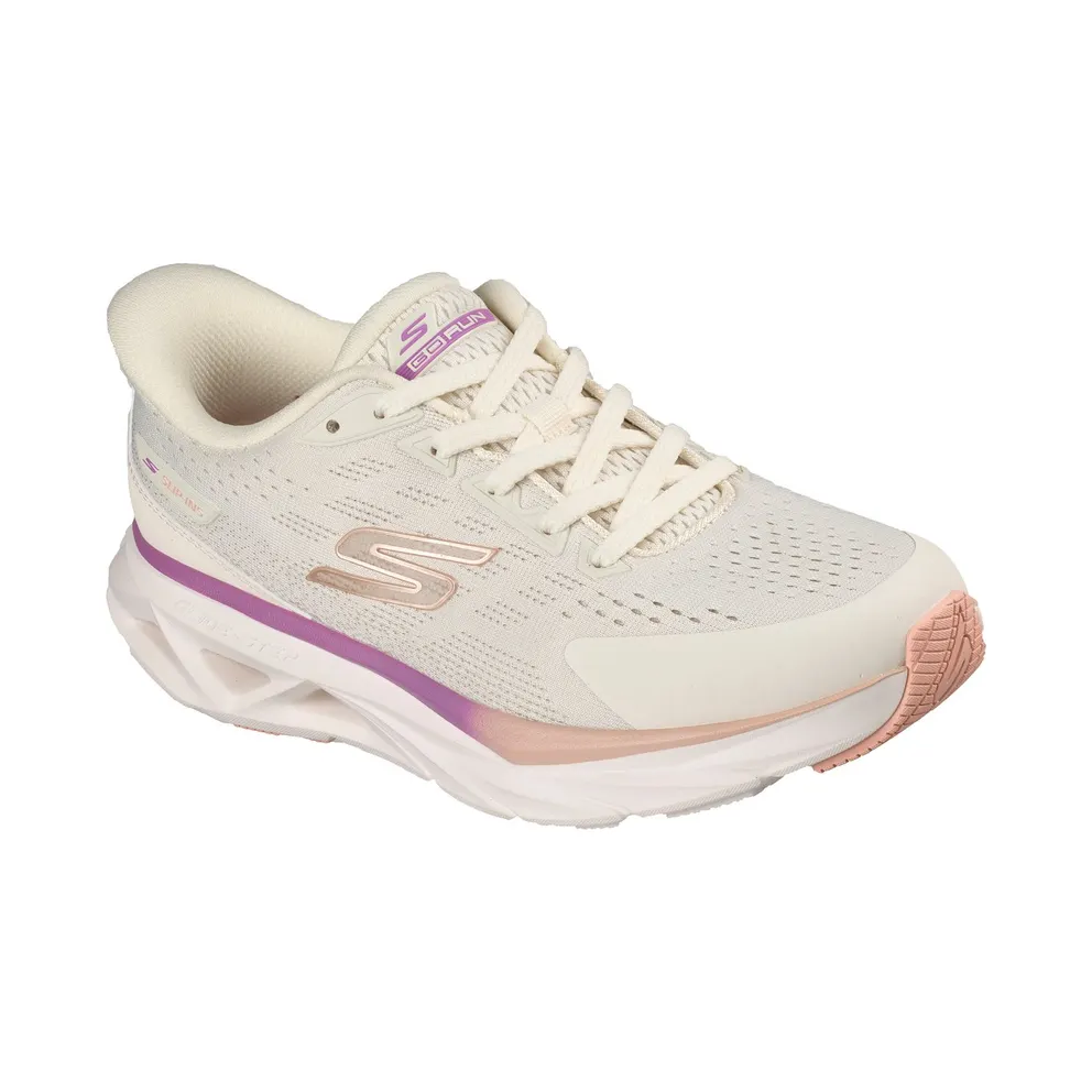 Skechers Slip-ins: Glide-Step Vortex Sneaker Natuurlijk