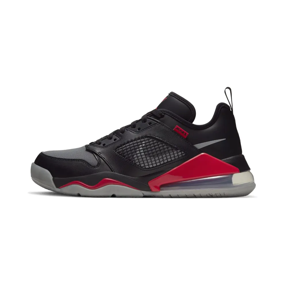 Nike Jordan Mars 270 Low “Black / University Red / Wolf Grey / Metallic Silver” (CK1196-001)