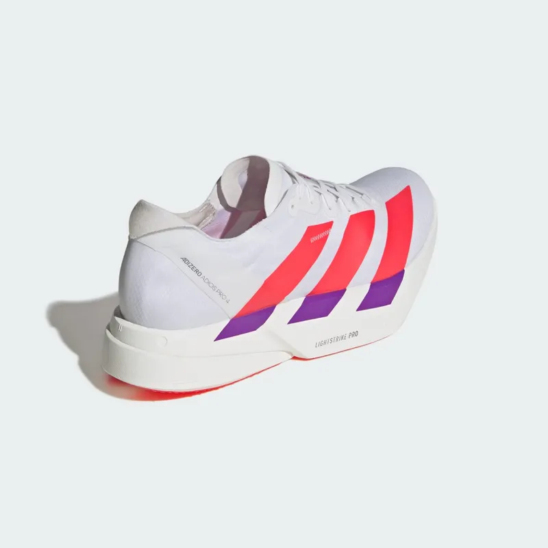 Adidas Adizero Adios Pro 4 Cloud White / Lucid Red / Shock Purple (KZ9020)
