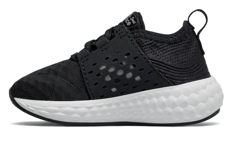 New Balance Fresh Foam Cruz V1 Bungee Running Shoe TD “Black / White” (KVCRZBKI)