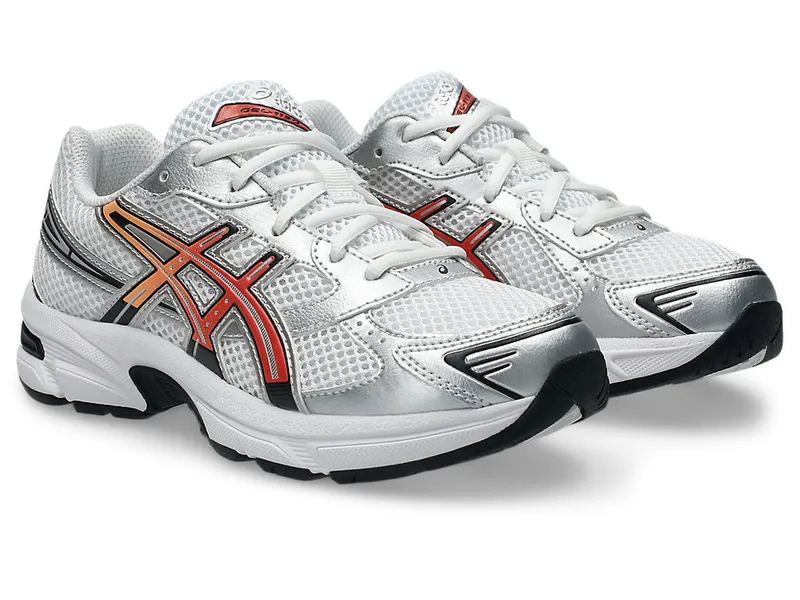 ASICS GEL-1130 GS “White / Red Snapper” (1204A169-104)