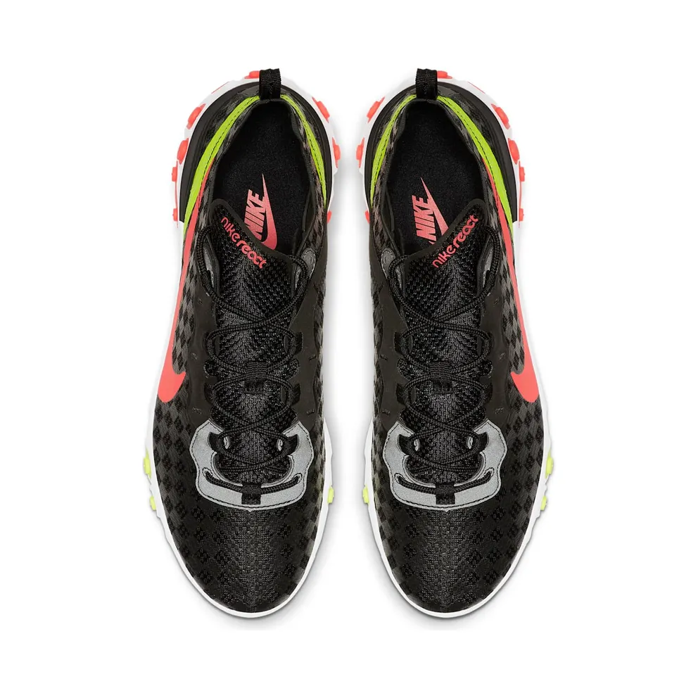 Nike React Element 55 Black Crimson Volt Black/Crimson-Volt (CJ0782-001)