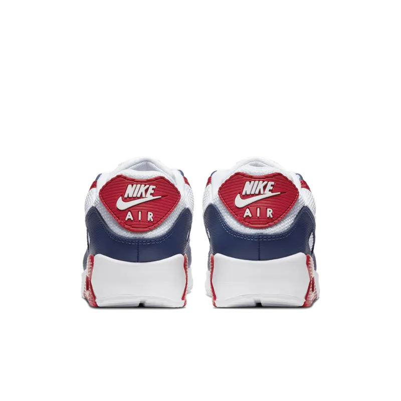 Nike Air Max 90 USA (2020) White/Red-Royal (CW5456-100)