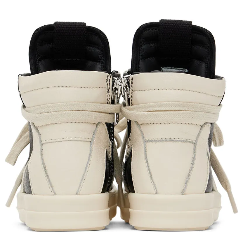 Rick Owens Baby Off-White Geobasket Sneakers (BG02B5896 LMU 02B BG) (2)