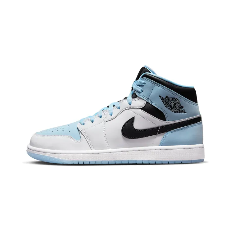 Air Jordan 1 Mid SE “White / Black / Ice Blue” (DV1308-104)