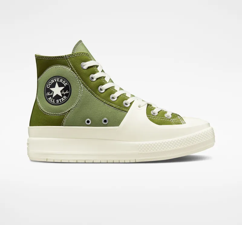 Converse Chuck Taylor All Star Construct Colorblock Alligator Friend Green/grassy