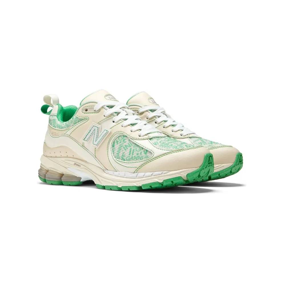 New Balance 2002R GANNI Turtledove – “Cream / Green” (M2002RGC)