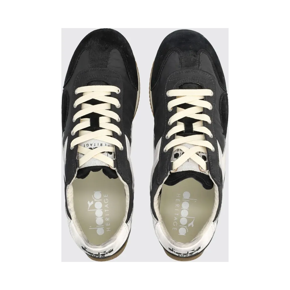 Diadora Suede and Nylon Equipe Black (20118280680013)