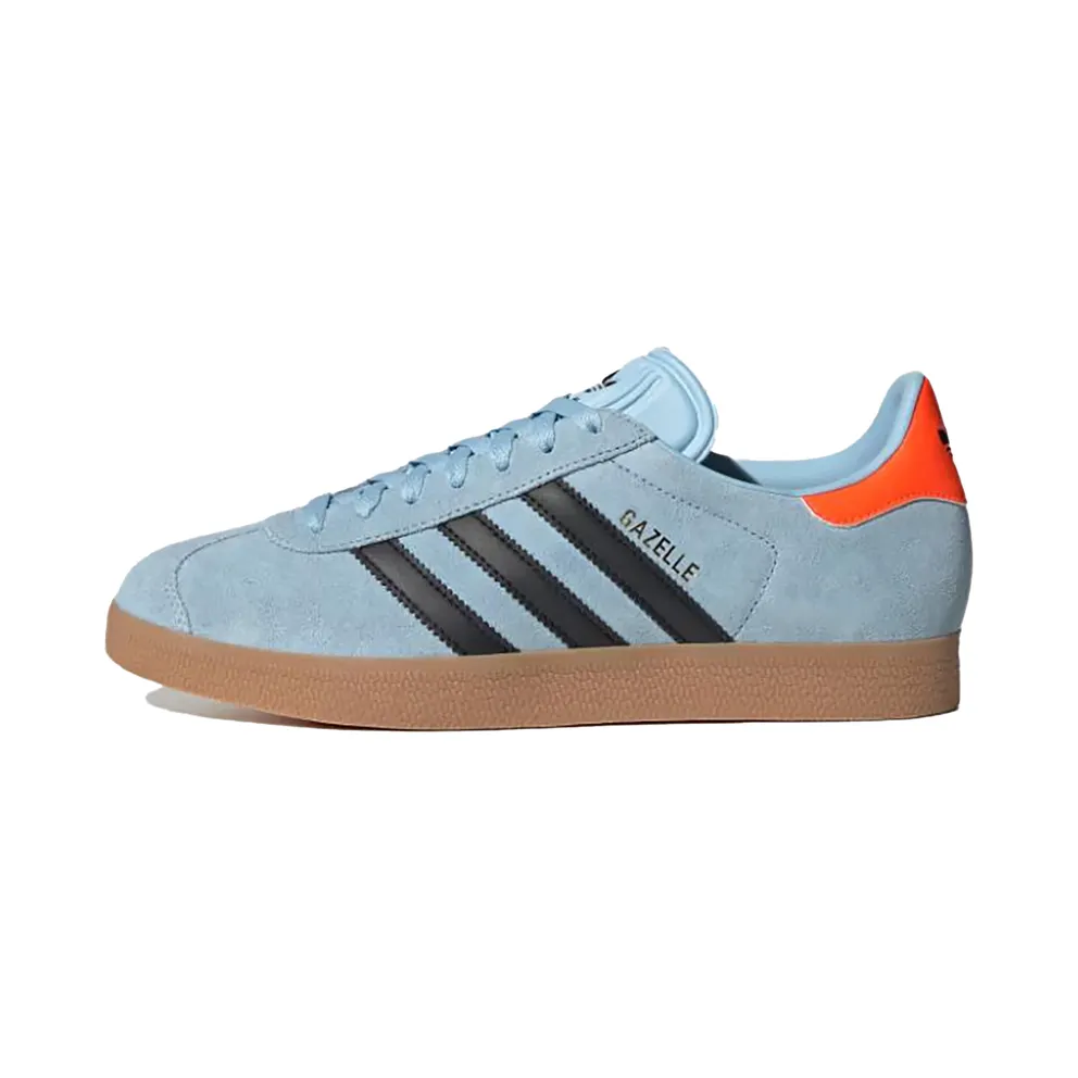 Adidas GAZELLE J GS “Clear Sky Black Solar Orange” (IG9151)