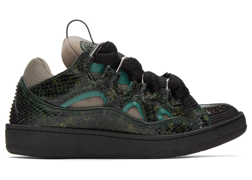 Lanvin Green Curb Sneakers (FM-SKRK11-PTCA-A22)