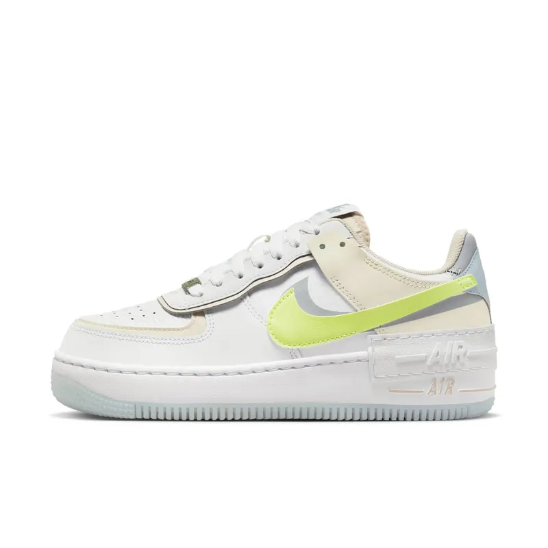 Nike Air Force 1 Shadow “White / Lemon Twist” (FB7582-100)