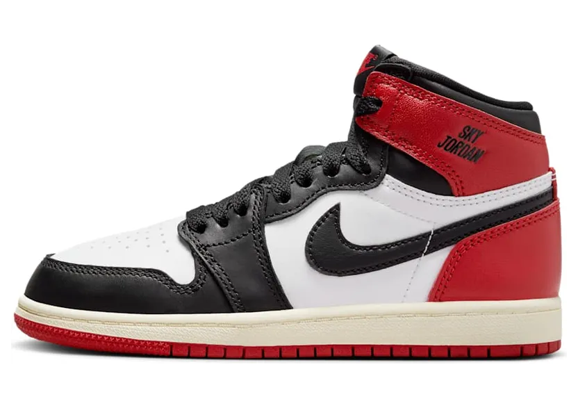 Jordan Air Jordan 1 Retro High OG “Black Toe” (PS) – FD1412-106