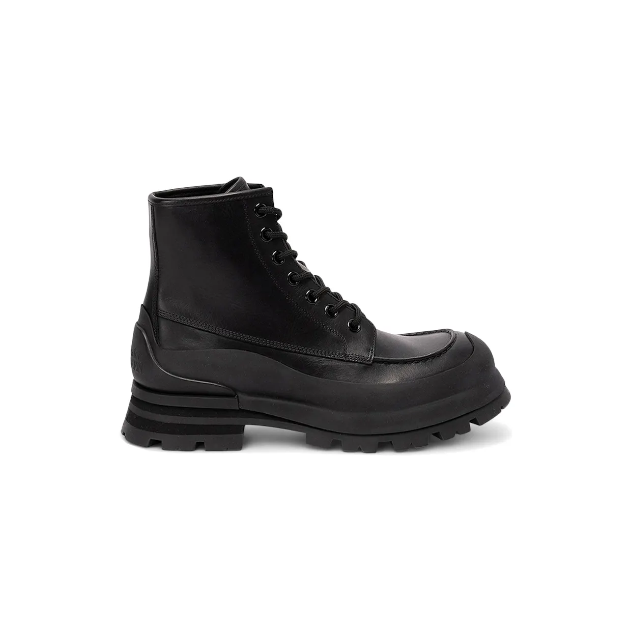 Alexander McQueen Wander Lace-up Boots Black (758769 WHLZ4 1000)