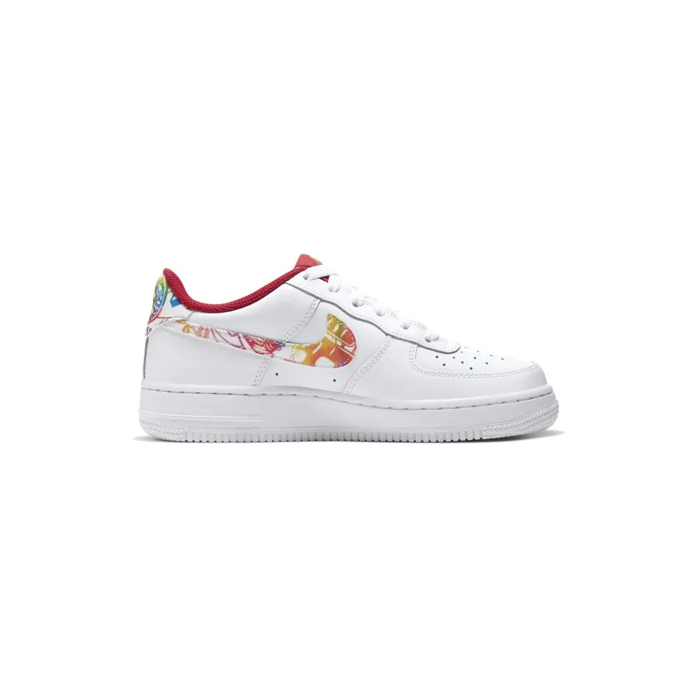 Nike Air Force 1 Chinese New Year 2020 (GS) White/White-Metallic Gold-Multi-Color (CU2980-191)