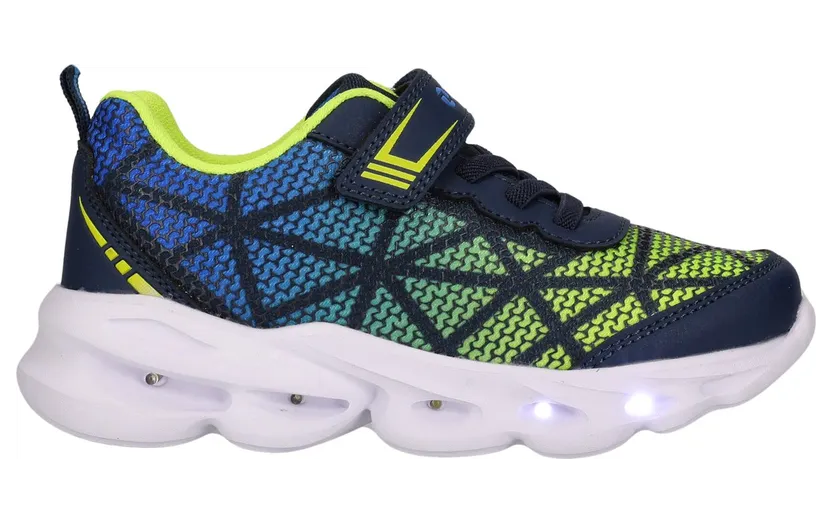 Zigzag sneaker Blauw-geel (Z242078-2048)
