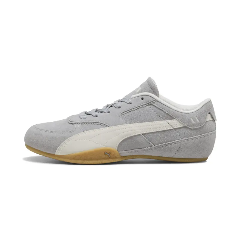 Puma Bella Mina Suède “Gray Echo / Gum” (407671_02)
