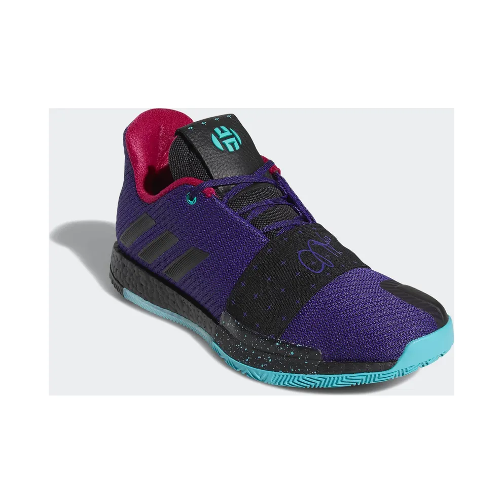 adidas Harden Vol. 3 Drew League College Purple/Black/Hi-Res Aqua (B42005)