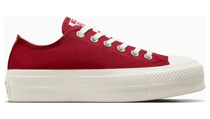 Converse Chuck Taylor All Star Lift Platform Valentine’s Day Park Red/Vintage White/Egret (A13653C)