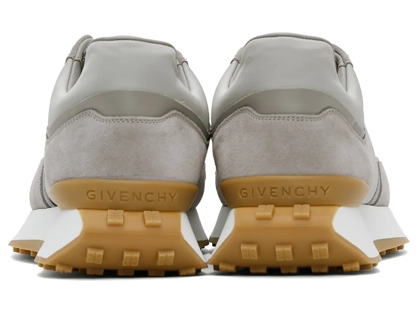 Givenchy Grey GIV Runner Sneakers (BH005CH0WM) (4)